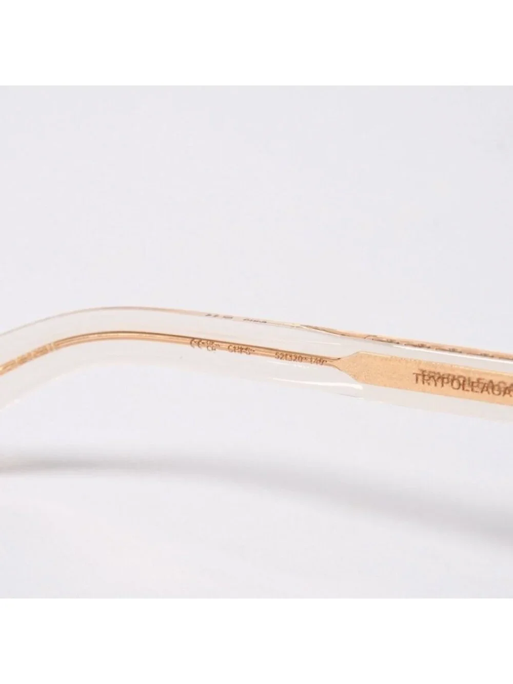 Chrome Hearts Trypoleagain Sunglasses Eyewear 52 Cross Ball Decoration Clear